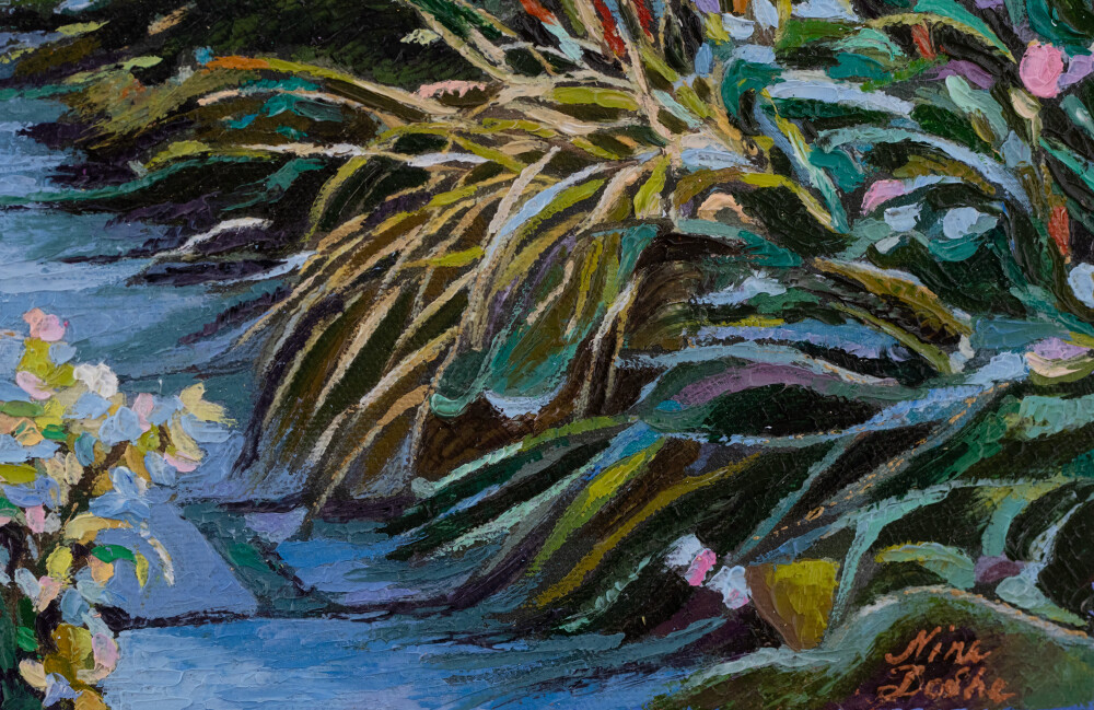 Morning in Monet Garden. Giverny, France