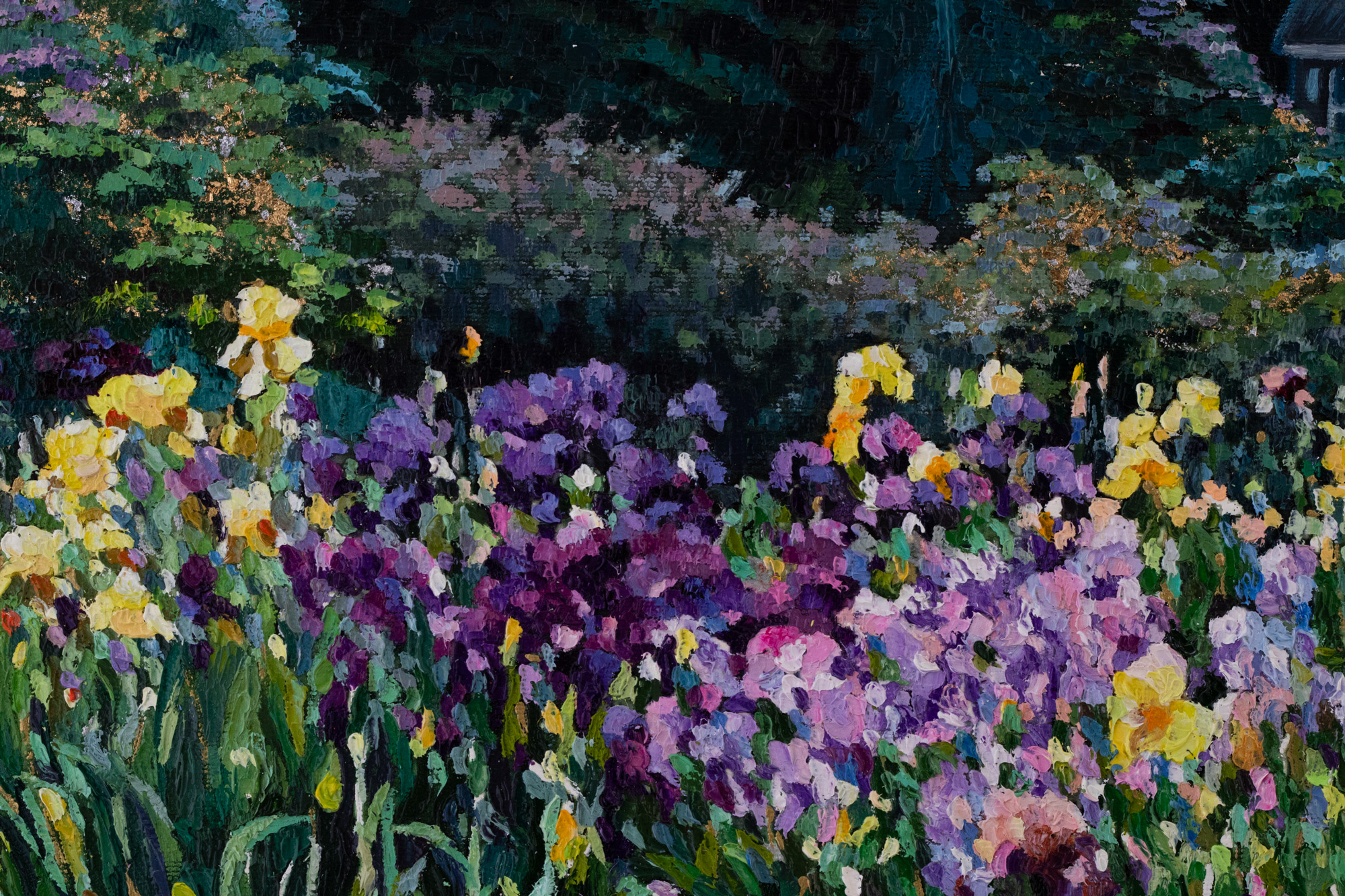 Irises in the Botanical Garden. Tallinn