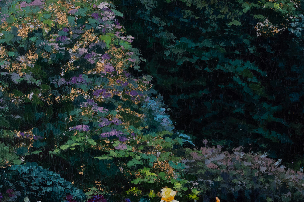 Irises in the Botanical Garden. Tallinn