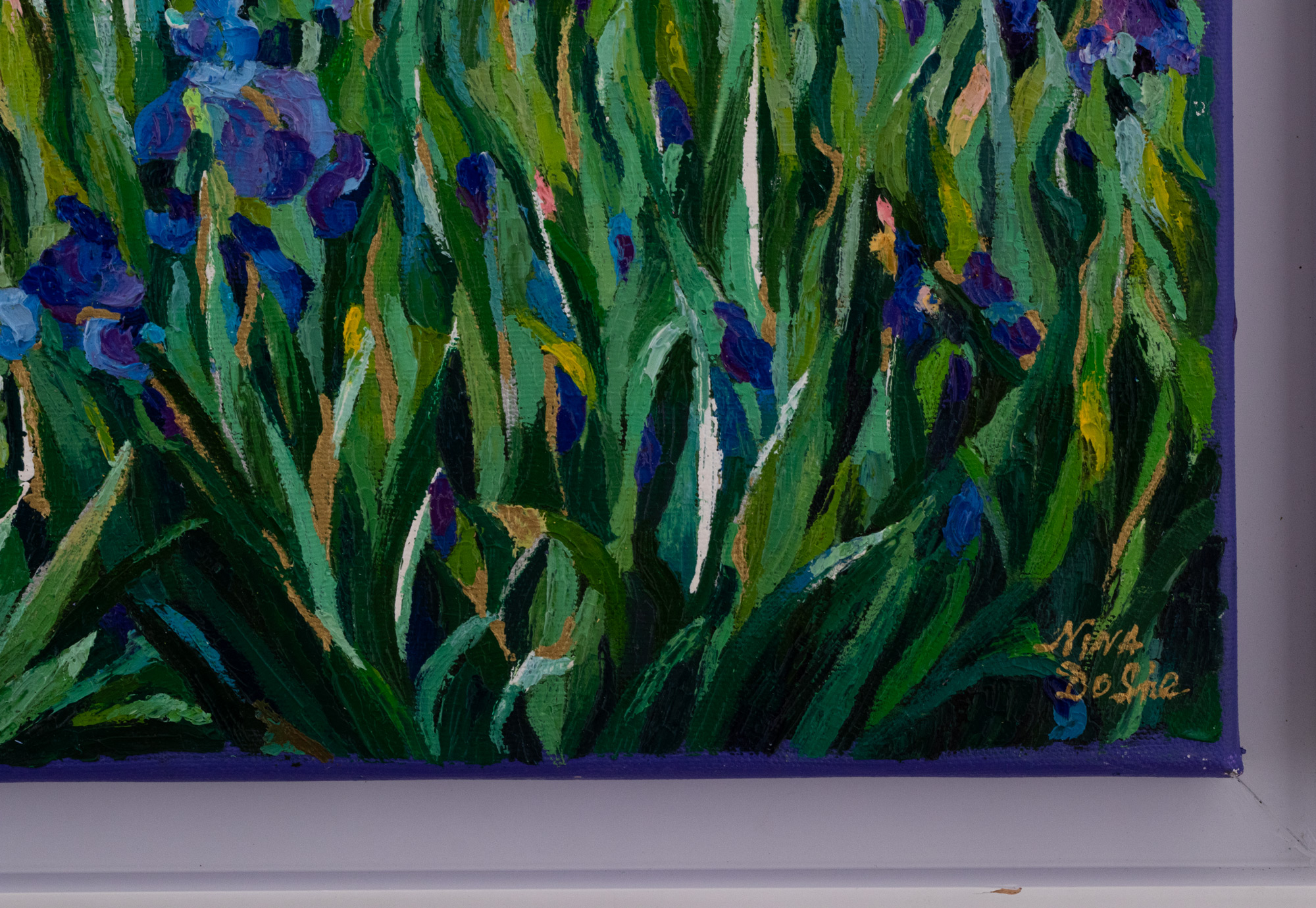 Irises in the Botanical Garden. Tallinn