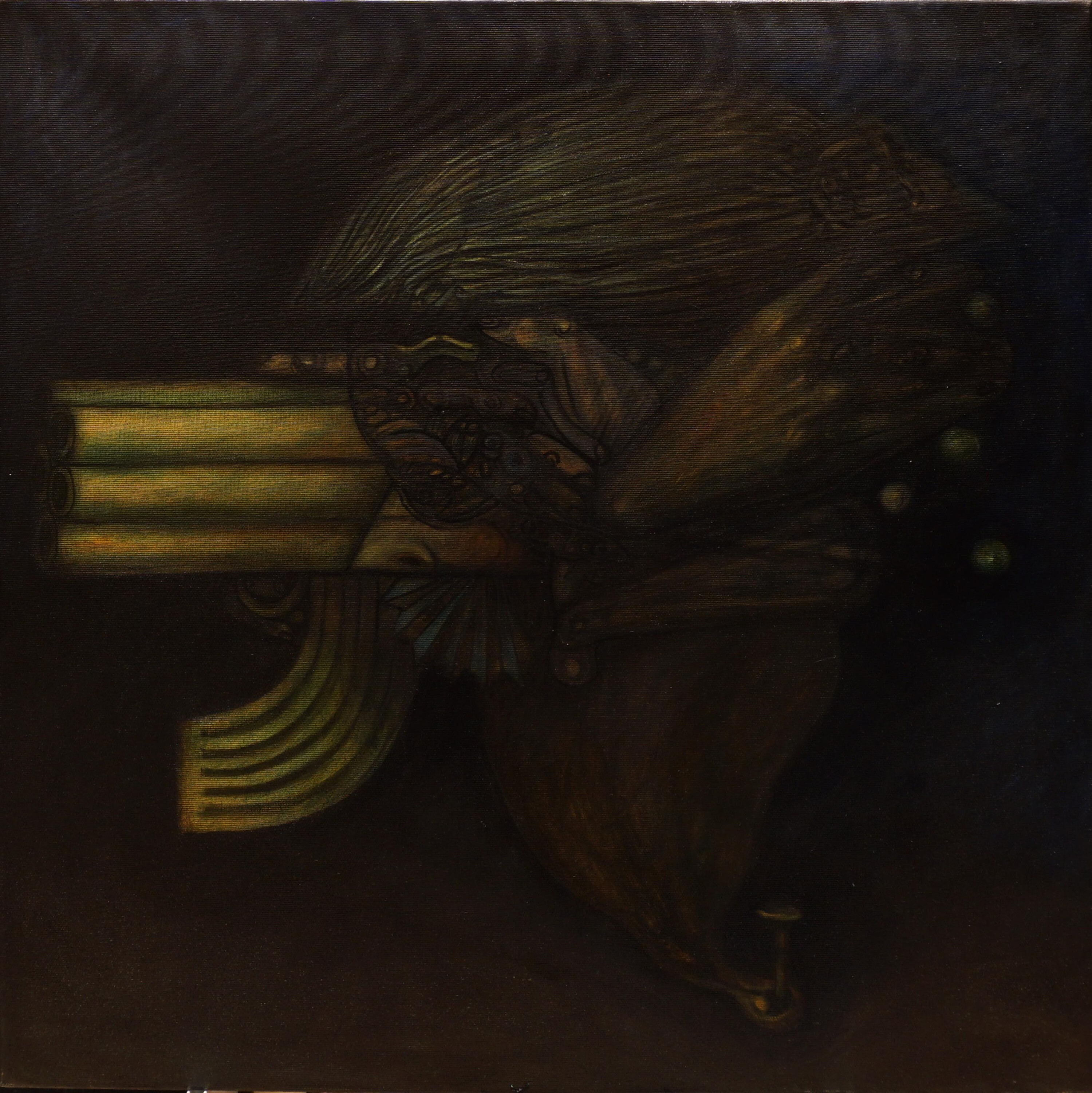 Kuus püssitoru, padrunipideme ja naelaga