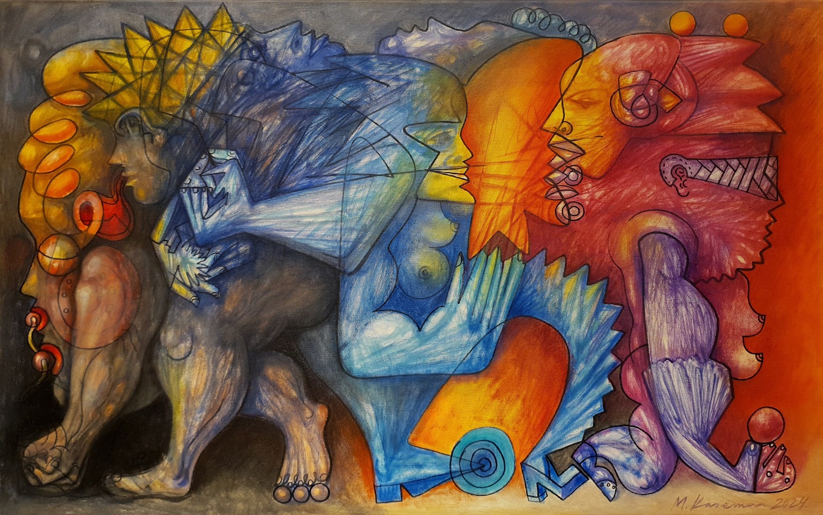 Kollase krooni & sidemelise silmakattega