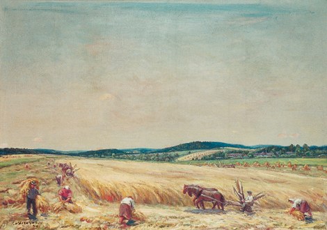 Rukkilõikus Lõuna-Eestis