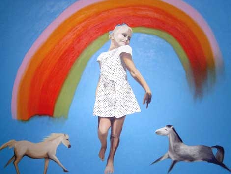 I am the happiest girl of all, sweet and innocent