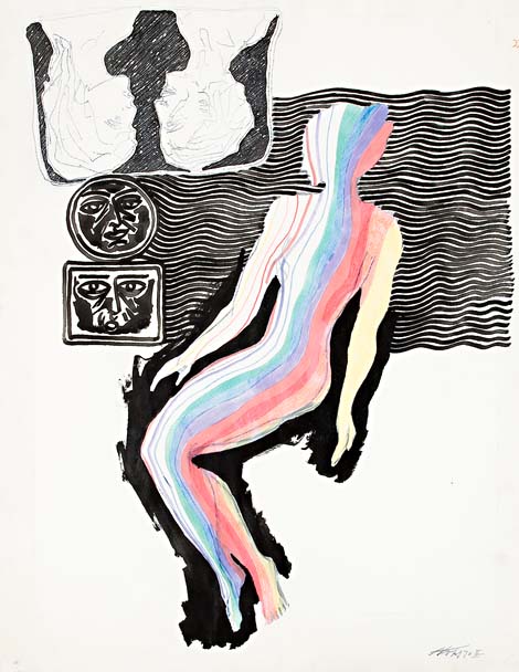 Rainbow-woman I