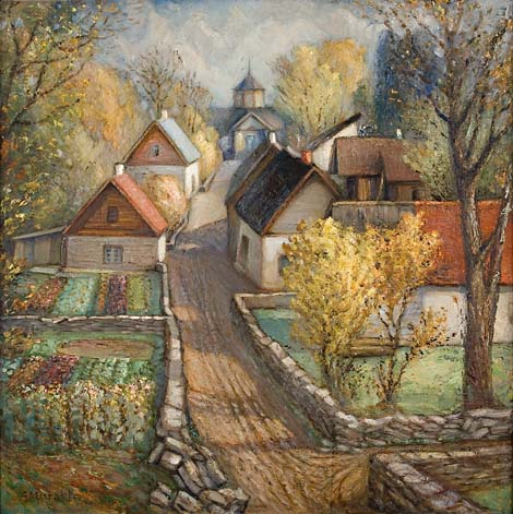 Vaade külatänavale