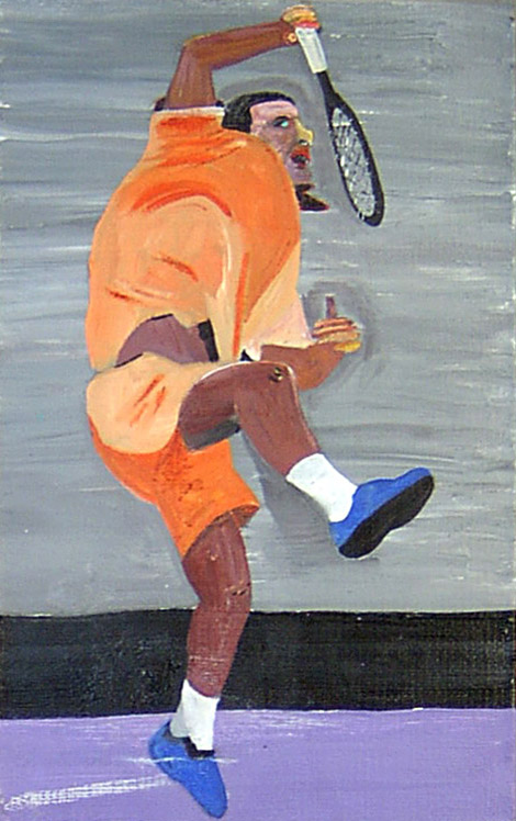 Talented squash player