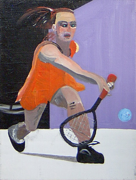 Sunday squash player