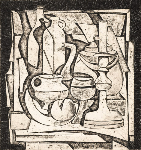 Natüürmort mustal foonil