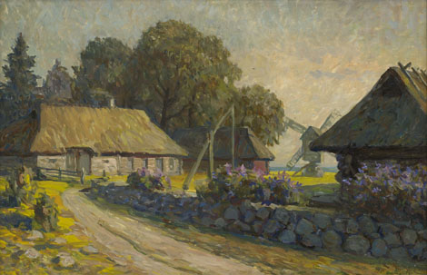 Vana talu Saaremaa rannikult