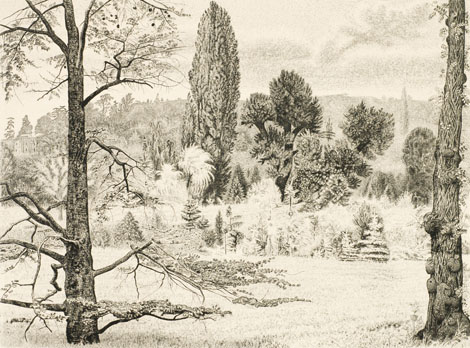 Maastik Pariisi lähedal