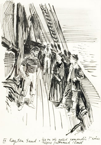 Illustratsioon. "Kapten Sand"