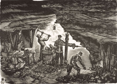 Töö allmaa-kaevanduses