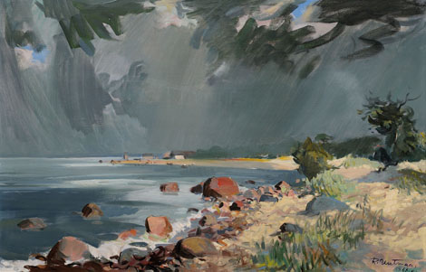 Äikese-eelsel rannal