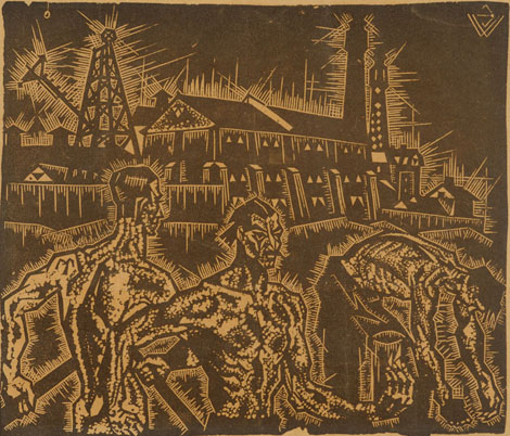 Töölised (linoollõigete mapist)