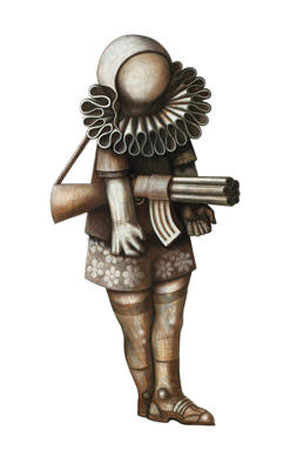 A girl with a gun