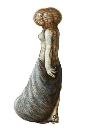A Girl viewed from back