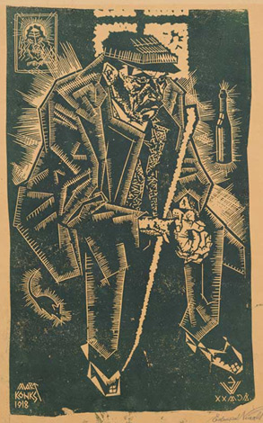 Mart Konks (linoollõigete mapist)