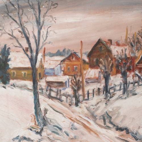 Winter Landscape With Houses (10468.12506)
