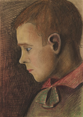 Evald Okas "Poisi portree"