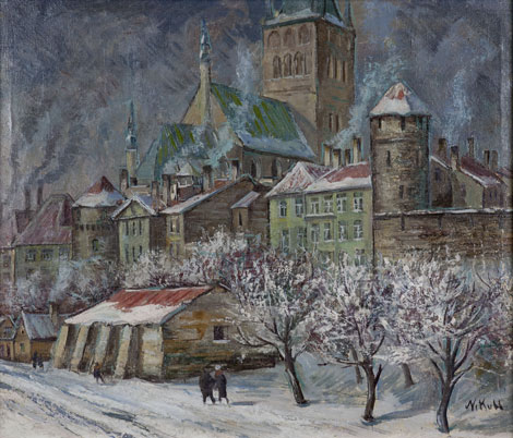 Nikolai Kull "Talvine Tallinn"