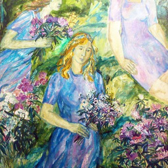 Naised ja lilled