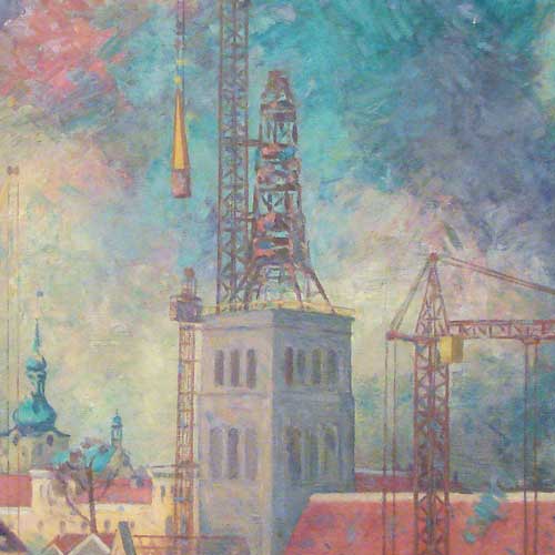 Valdemar Väli "Niguliste torni ülesehitus"