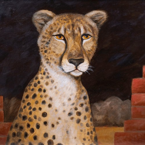 Jüri Arrak "Cheetah at Night"