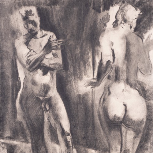 Ado Vabbe "Male and Female Nude"