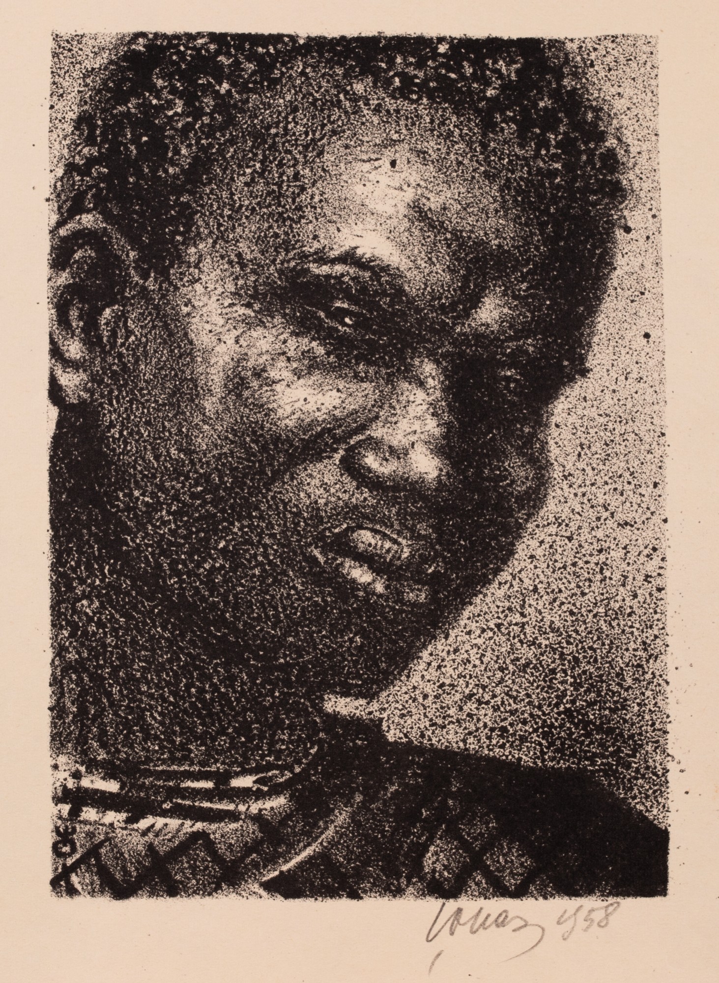 Evald Okas "Portrait of a Black Man"