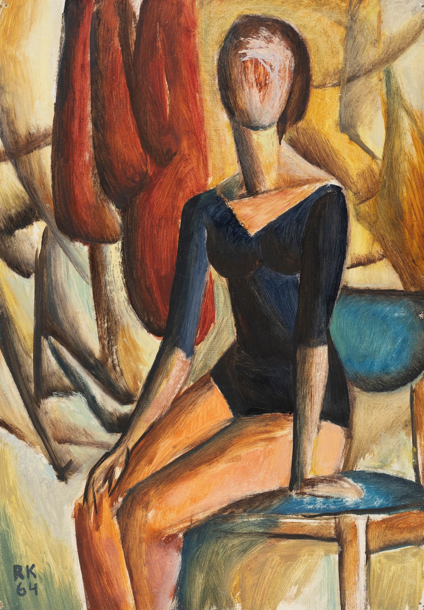 Raivo Korstnik "Sitting Woman"