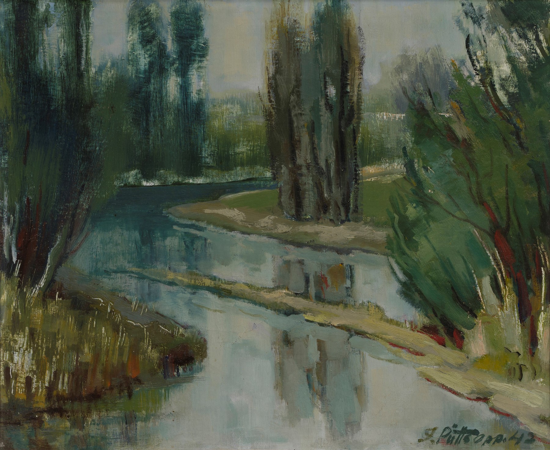 Juhan Püttsepp "River Landscape"