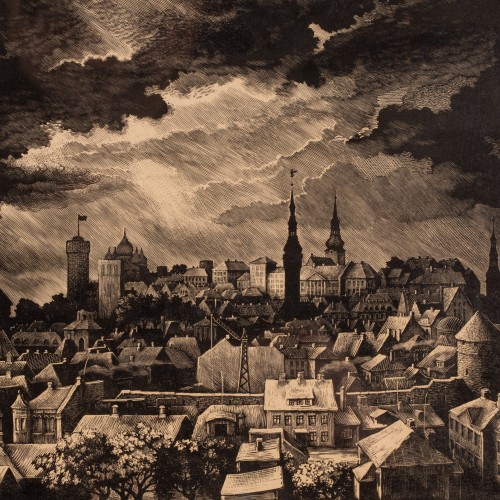 Panorama of Tallinn Old Town