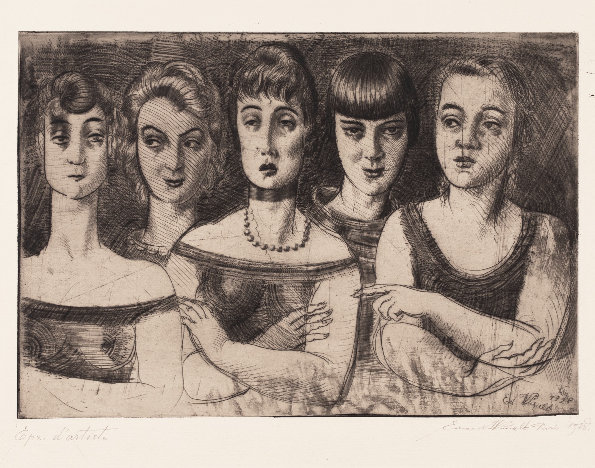 Eduard Wiiralt "Five Women"