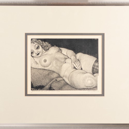 Reclining Nude on Hemp Cloth (18359.10351)