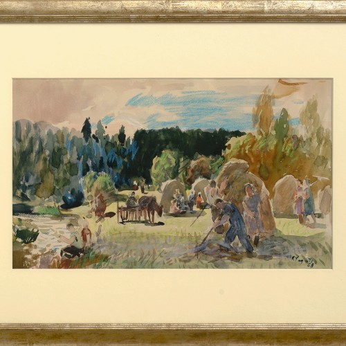 Haymaking in Karepa (18644.9827)
