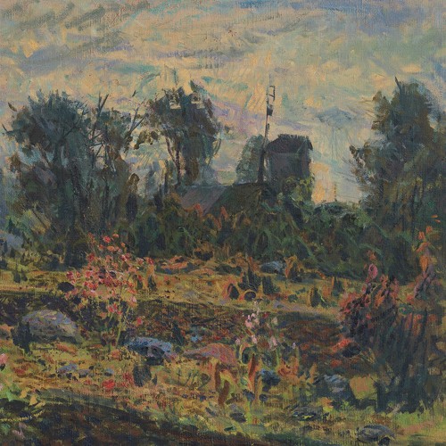 Elmar Kits "Landscape with Windmill"