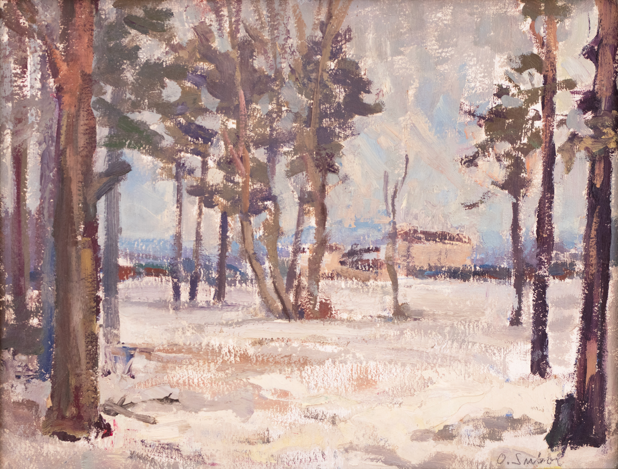 Olev Subbi "Winter Landscape"