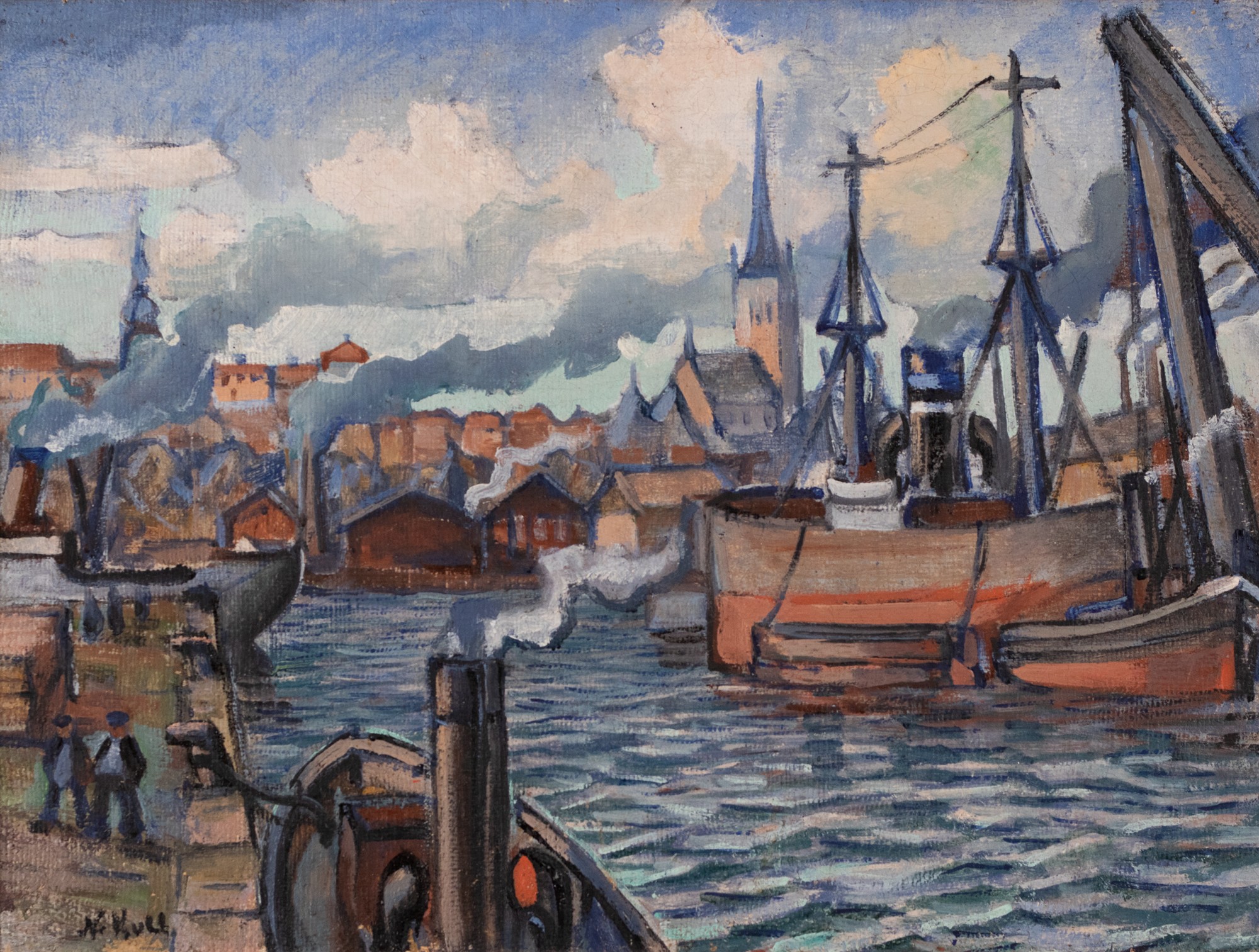Nikolai Kull "Port of Tallinn"