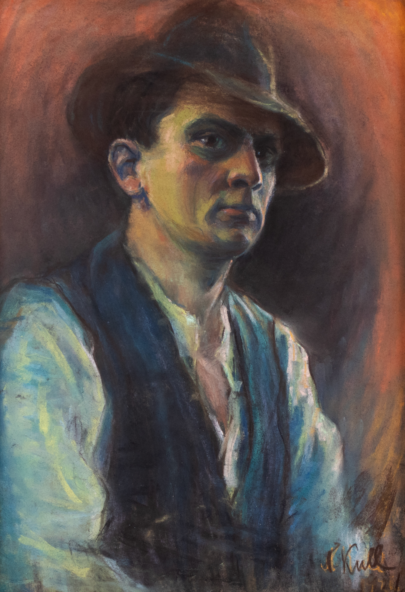 Nikolai Kull "Self-Portrait"
