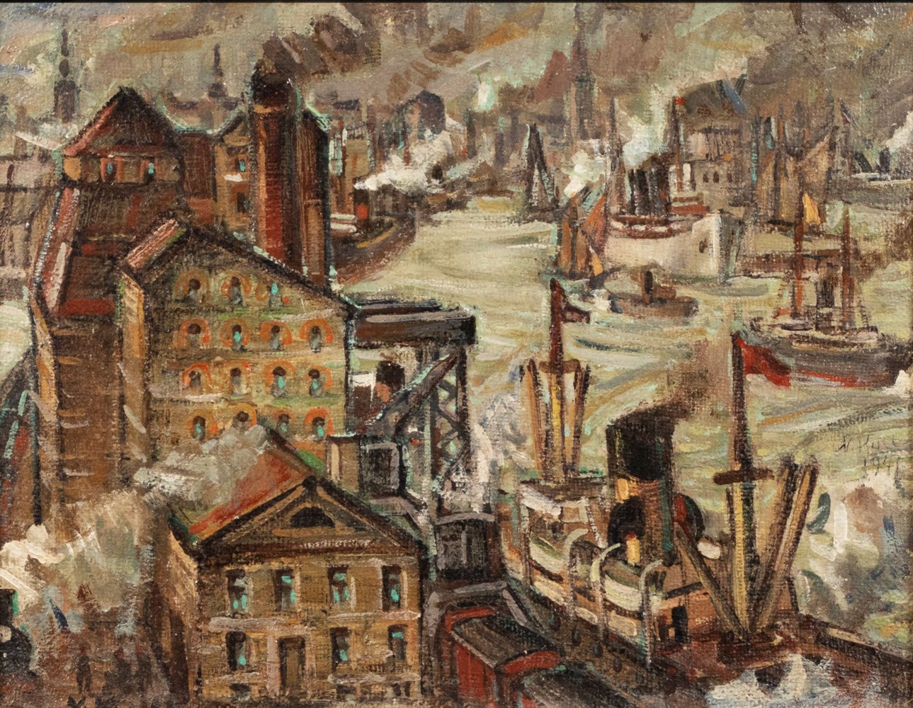 Nikolai Kull "In the Harbour"