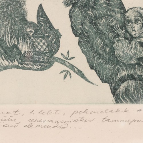 Illustratsioon J. Krossi romaanile "Kolme katku vahel": I raamat (19206.15201)
