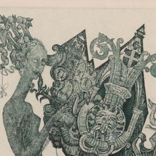Illustratsioon J. Krossi romaanile "Kolme katku vahel": II raamat (19207.15208)