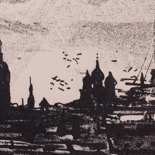 Ships on the Tallinn Skyline Background (19234.14237)