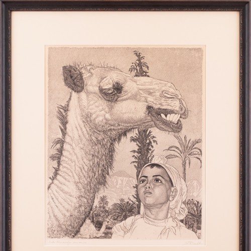 Berber Girl with a Camel (19282.14094)