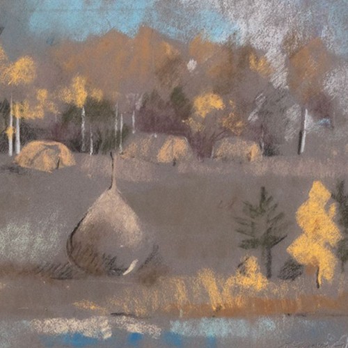 Ott Kangilaski "Autumn Landscape"