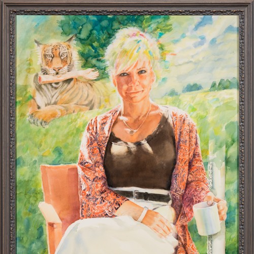 Curator with a Tiger (19570.15048)