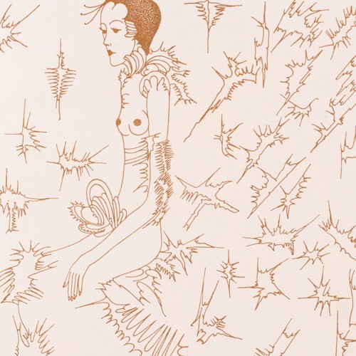 Woman and Flying Plants