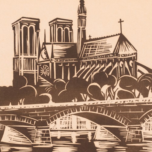 Edmond Arnold Blumenfeldt "Notre-Dame / Jumalaema kirik Pariisis"
