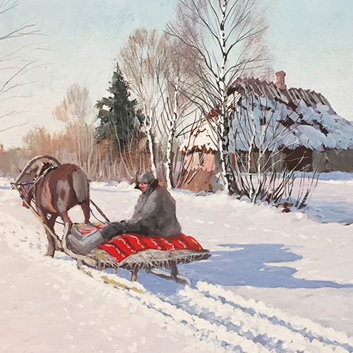 Andrei Jegorov "Sleigh Ride on a Sunny Day"